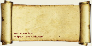 Jana Velanac vizit kartica